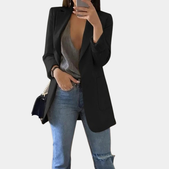 Lässiger langer Blazer für Frauen