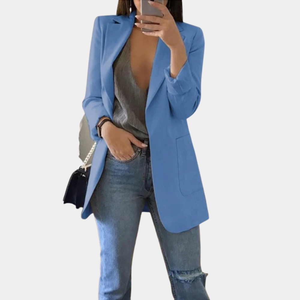 Lässiger langer Blazer für Frauen