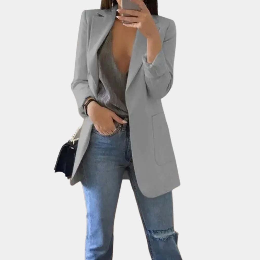 Lässiger langer Blazer für Frauen