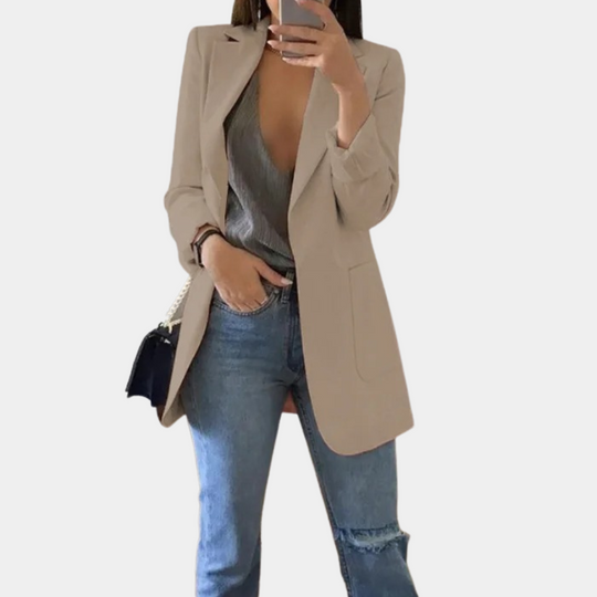 Lässiger langer Blazer für Frauen