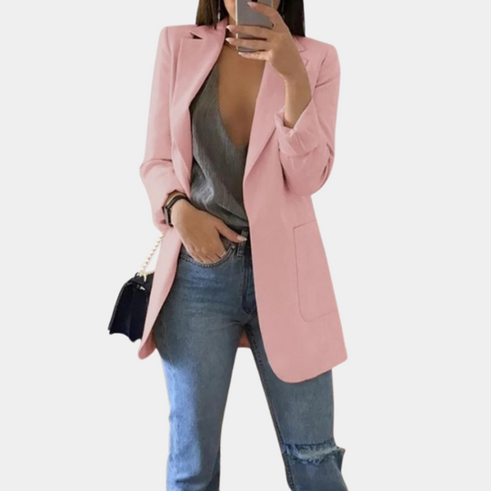 Lässiger langer Blazer für Frauen