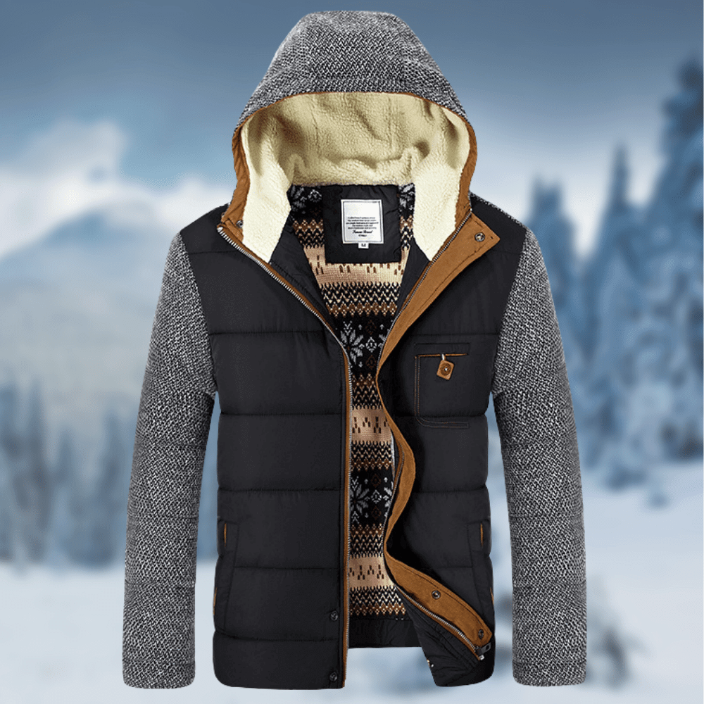 Winterjacke mit Kapuze für Männer