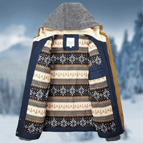 Winterjacke mit Kapuze für Männer