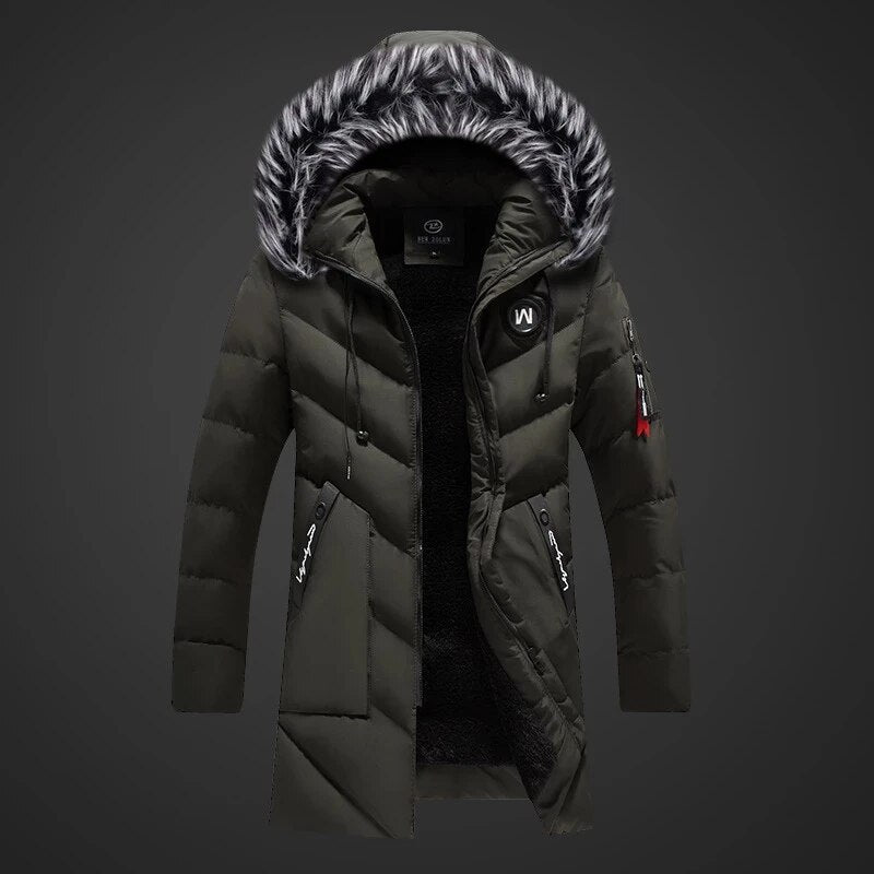 Gefütterte Winterjacke für Männer